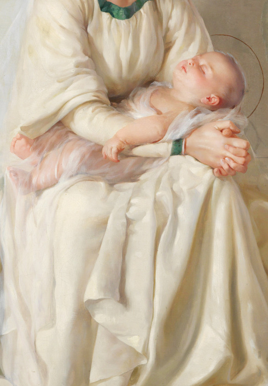 Ansigni. Detail from Madonna with Child, 19th Century